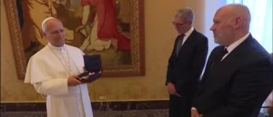 First US-Born Pope Promotes America's Foundations at National Constitution Center Award Ceremony