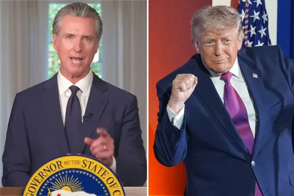 Gavin Newsom criticizes Trump in his Fourth of July speech