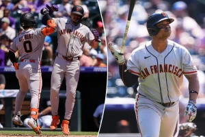 Giants hit 4 home runs but lose late advantage to lose series against Rockies