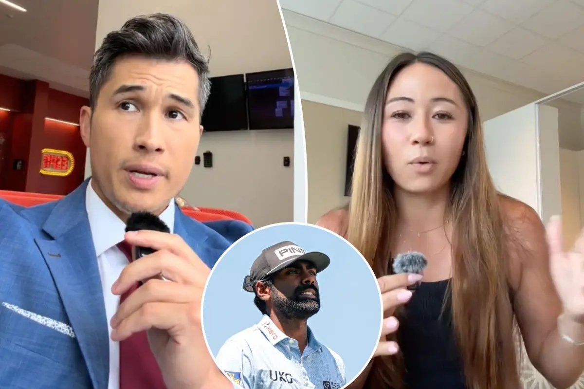 Golf partner experiences 'awkward' moment with 'SportsCenter' host