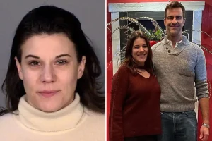 Husband's shocking choice after wife found guilty of sexually abusing underage hockey players she encountered in a hotel hot tub