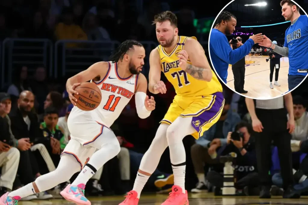 Jalen Brunson discusses the Mavericks' decision to part ways with him and Luka Doncic