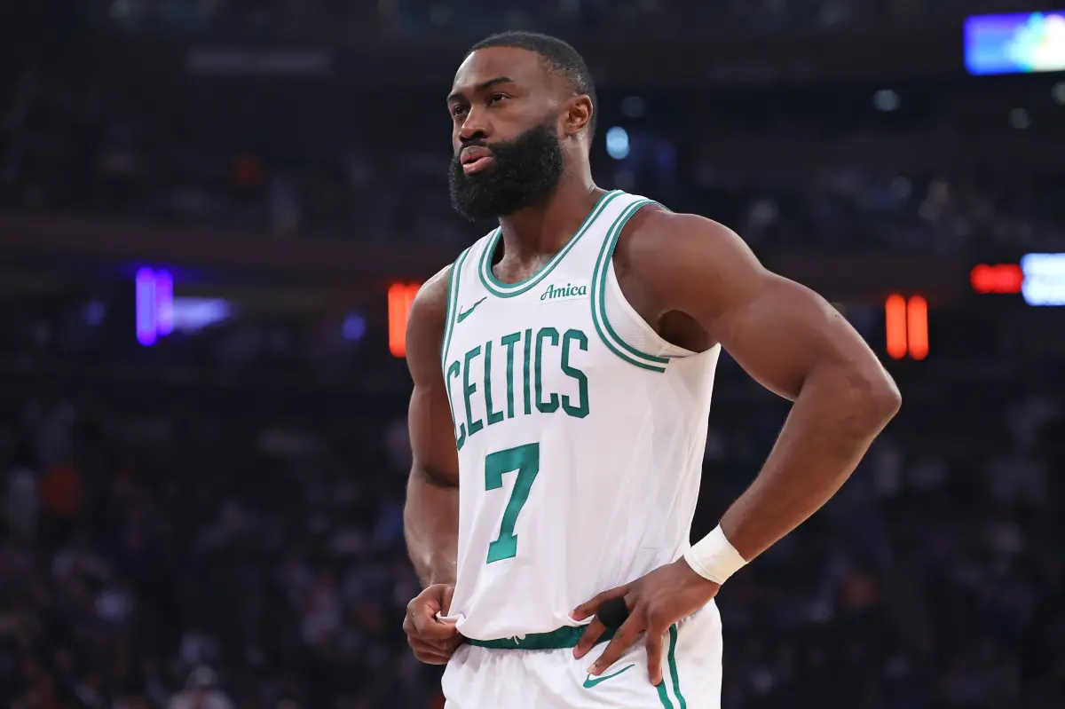 Jaylen Brown discusses the trade involving the 76ers