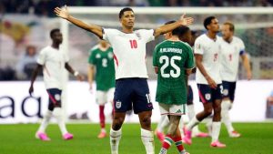 Jude Bellingham scores two goals to lead England to victory over Mexico at Estadio Azteca