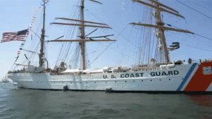 Large ships come to New Jersey for the 250th anniversary parade