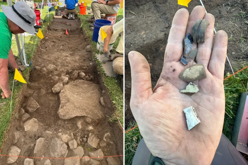 Long-buried Revolutionary War bakery is discovered after hundreds of years.