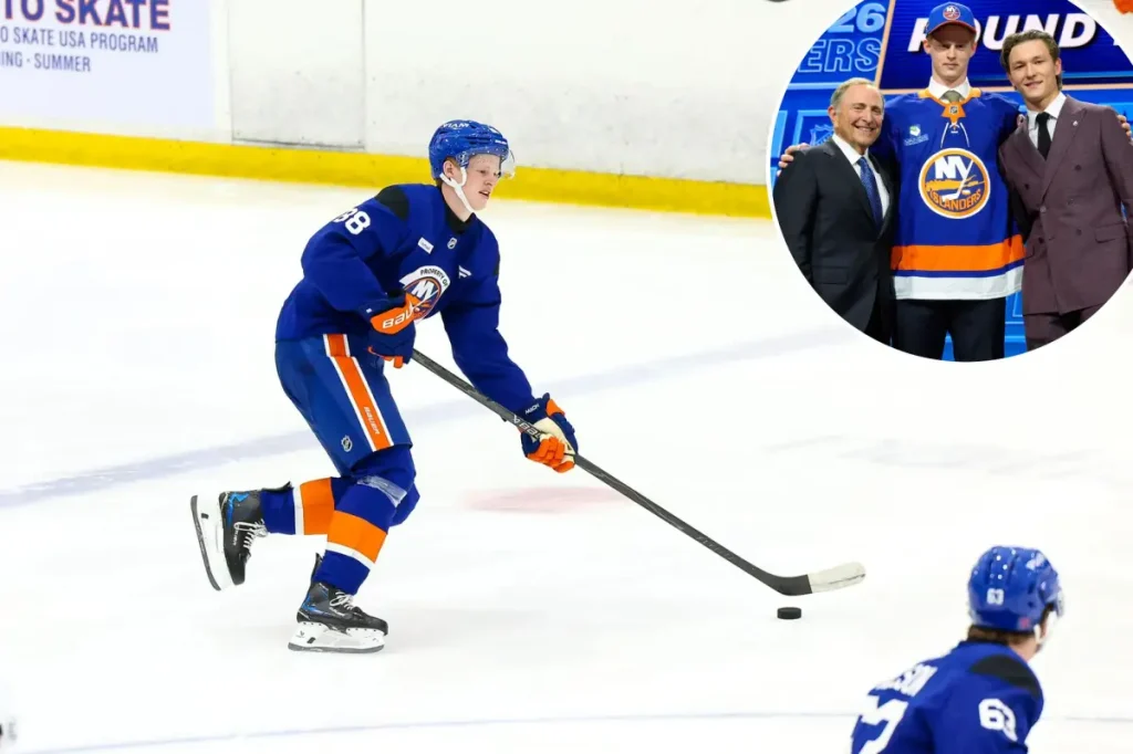 Malte Gustafsson, selected by the Islanders, has everything needed for a rapid ascent.