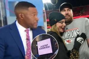 Michael Strahan and the 'GMA' team review the impressive wedding of Taylor Swift and Travis Kelce