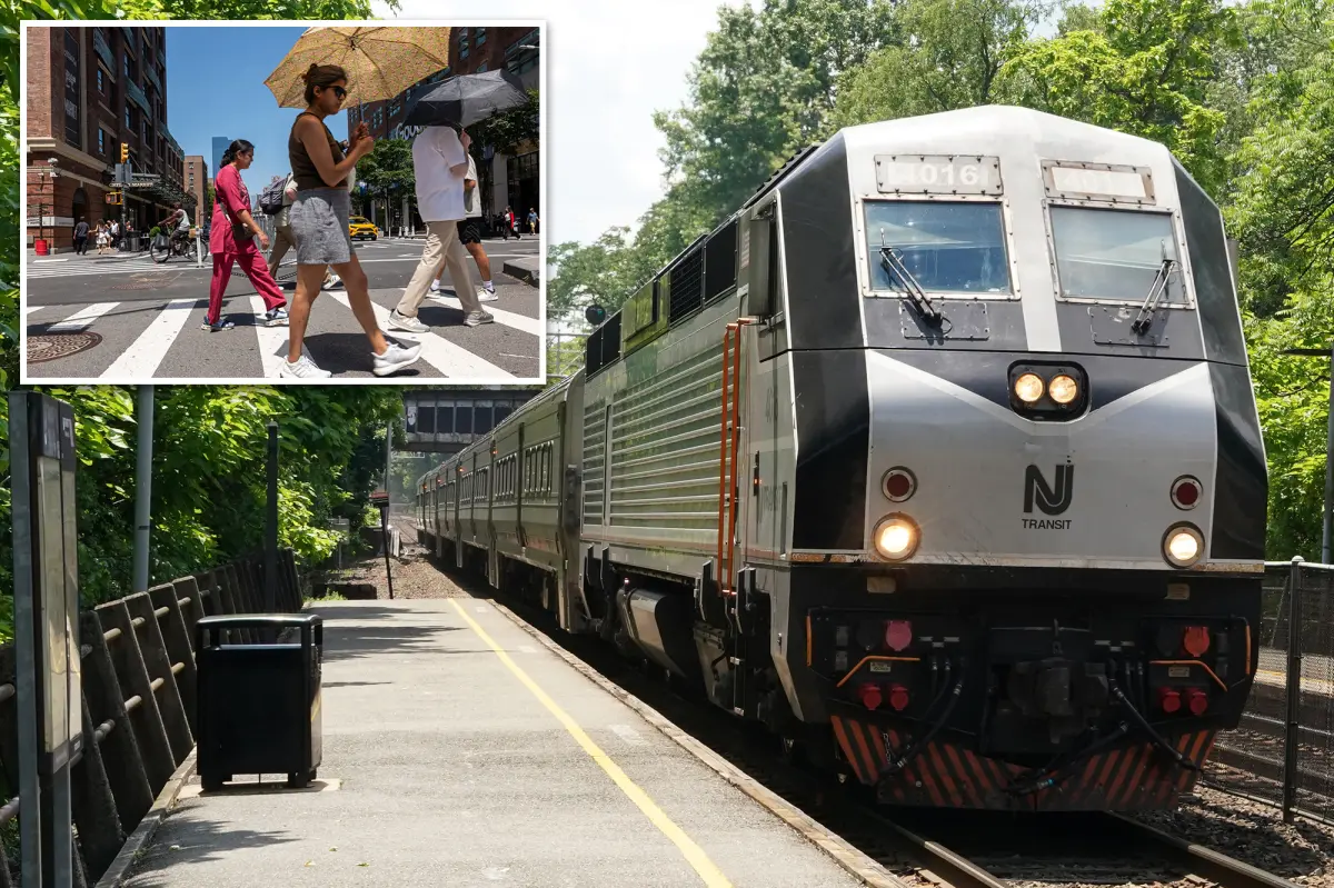NJ Transit passengers face disruptions as extreme heat leads to delays and cancellations