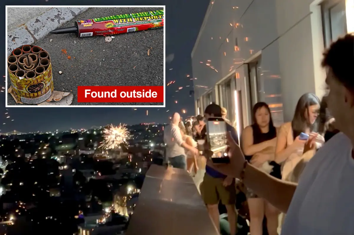 New York City apartment tower targeted by illegal fireworks, forcing residents to escape