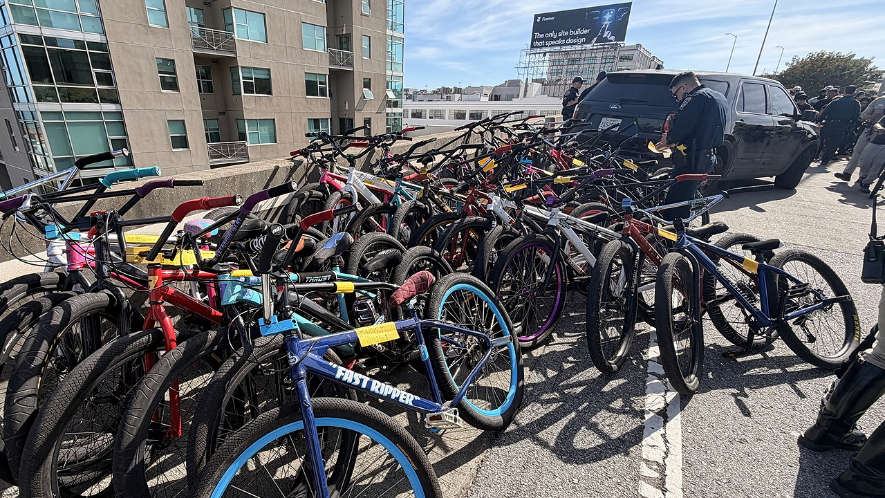 Oregon sheriff's bait bike initiative results in 34 arrests