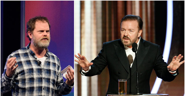 Rainn Wilson from 'The Office' tells Ricky Gervais to be quiet about his advice for actors regarding politics.