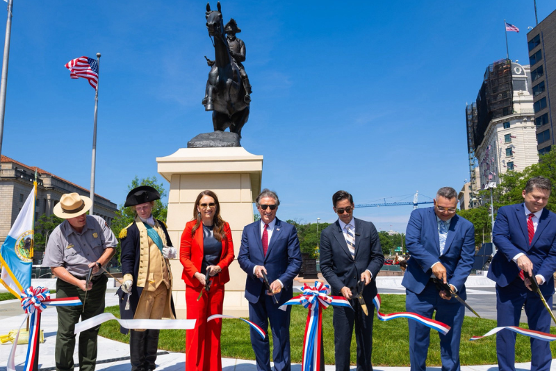Reopening of Freedom Plaza aligns with America’s 250th anniversary celebration