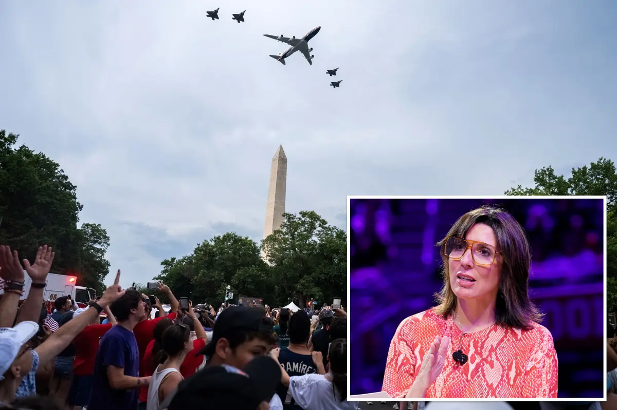 Reporter criticized after expressing dissatisfaction with Fourth of July flyovers in DC