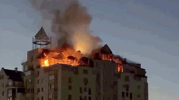 Russia carries out large-scale drone and missile strikes on Kyiv, resulting in 18 deaths.