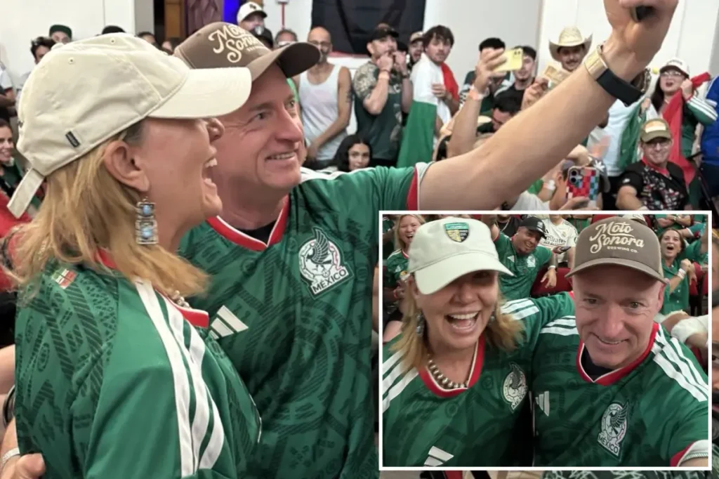 Sen. Mark Kelly faces criticism for wearing a Mexico jersey at a World Cup match
