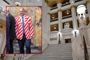 State lawmaker asked to leave House floor due to patriotic suit jacket and tie