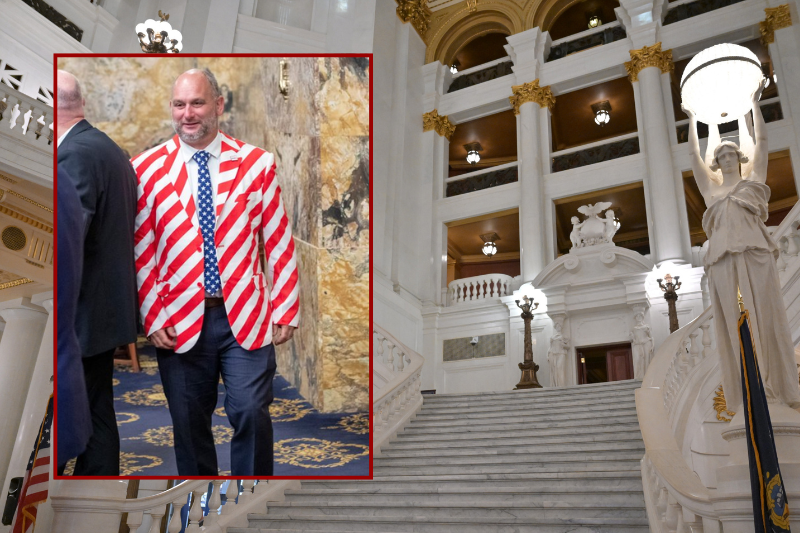State lawmaker asked to leave House floor due to patriotic suit jacket and tie