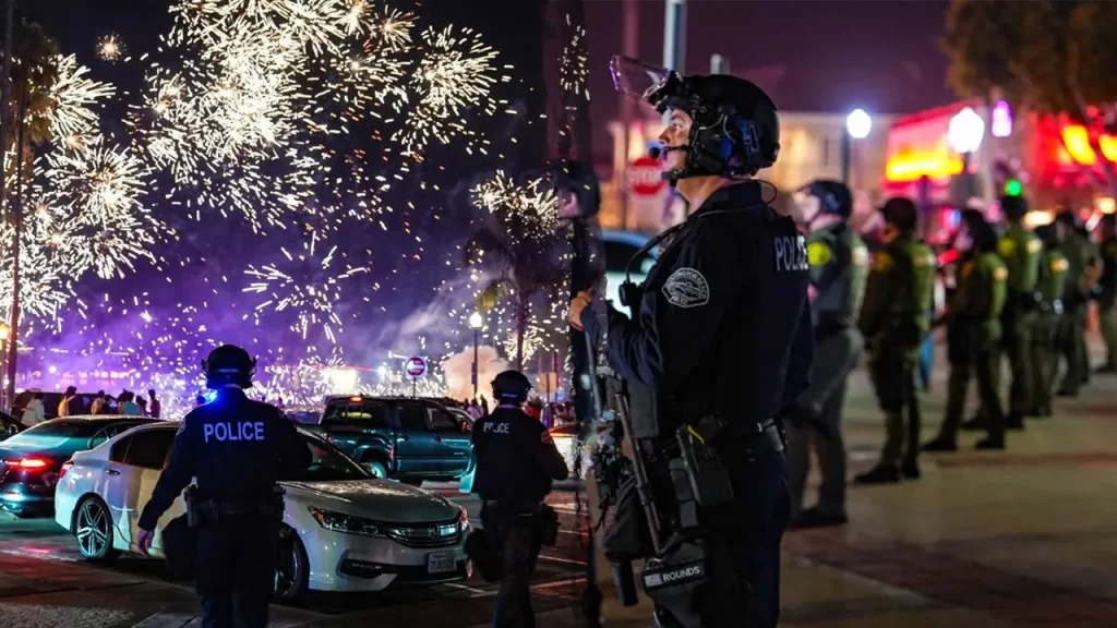 Takeover group targets Newport Beach, more than 400 detained during Fourth of July weekend