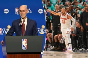 The Knicks' success in the playoffs negatively impacted the NBA's profits.