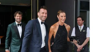 The sports community gathers for the wedding celebrations of Travis Kelce and Taylor Swift at Madison Square Garden.