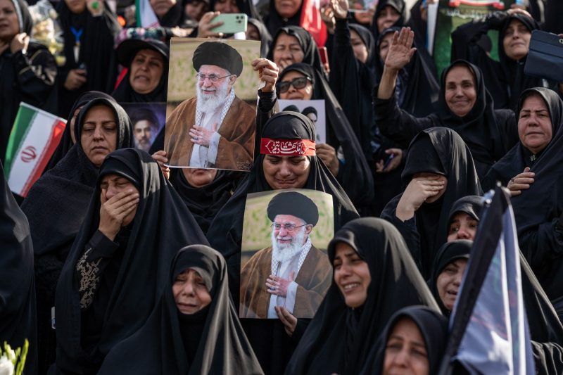 Thousands come together for the funeral of the Iranian Ayatollah, pledging to seek revenge for his death.