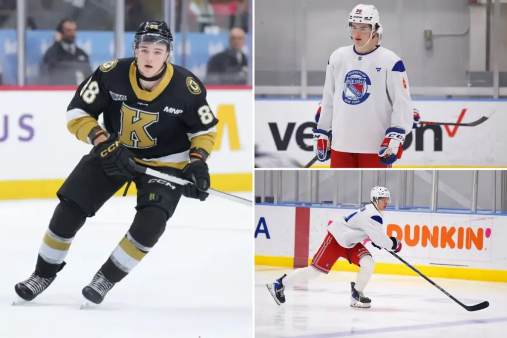 Three OHL prospects come together with the Rangers after playing as teammates in a memorable season.