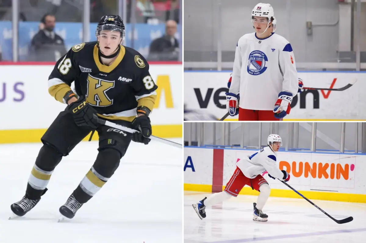 Three OHL prospects come together with the Rangers after playing as teammates in a memorable season.