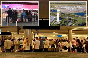 Travelers at Orlando airport face potential arrest after enduring long delays for their luggage.