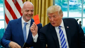 Trump asks FIFA to reconsider Balogun's red card during the controversy