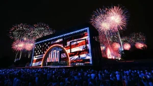 Trump asserts he reversed the cancellation of the July 4th celebrations in DC.
