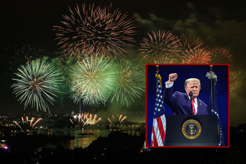 Trump celebrates Independence Day event at the National Mall as a success despite the weather.