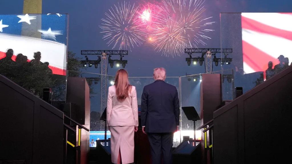 Trump goes back to Mount Rushmore for a Fourth of July fireworks display