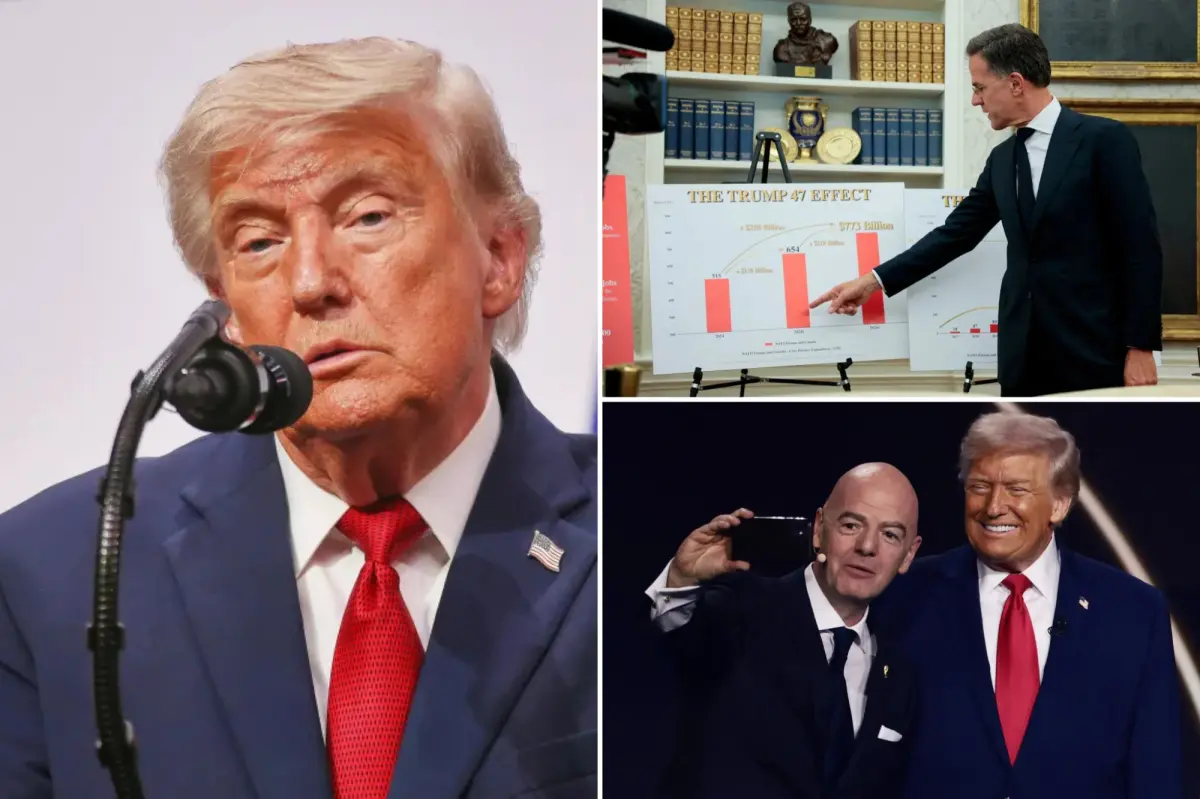 Trump intends to secure billions in weapons deals as the NATO summit examines the alliance strained by the Iran conflict: 'Daddy isn’t leaving'