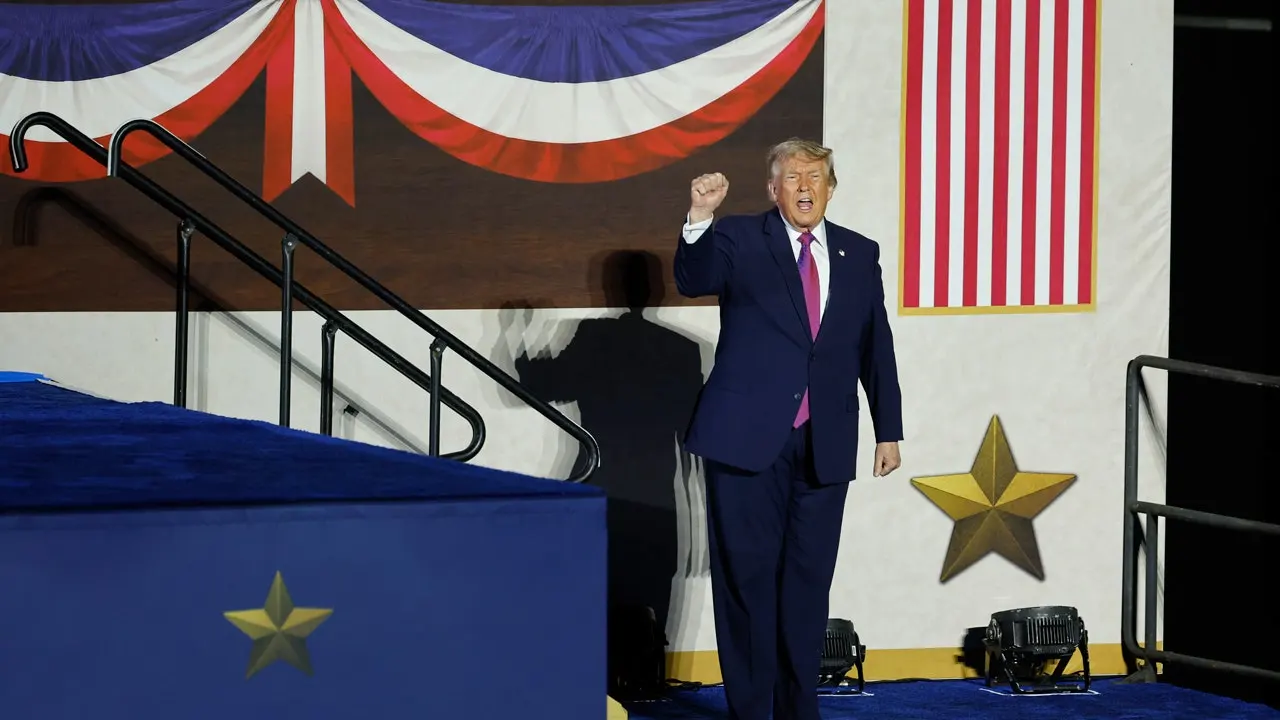 Trump promises that America will always remain free from communism at Mount Rushmore