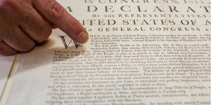 Unusual copy of the Declaration of Independence is exhibited — 250 years after it was intercepted by the British