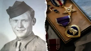 Veteran of World War II awarded Purple Heart 81 years after being injured in the Rhine