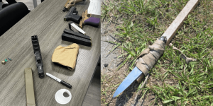 Video: Two women police officers hurt in July 4 mob assault; firearms and spear found