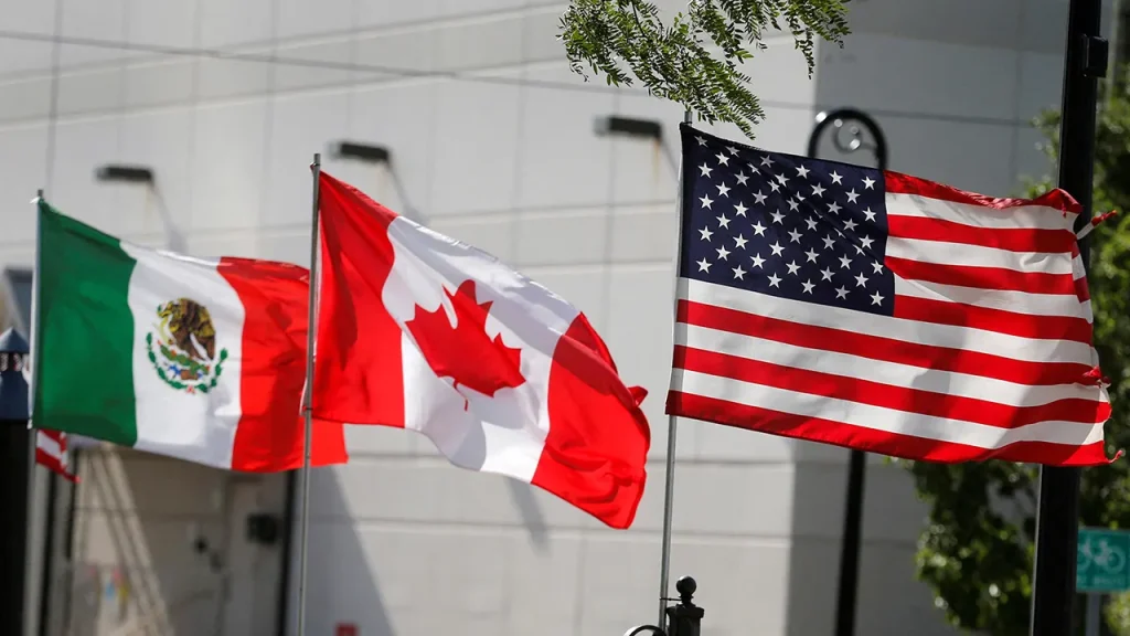 What are the key concerns for the Trump administration in trade discussions with Canada and Mexico?