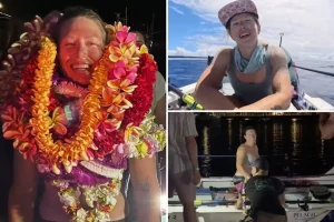 Youngest woman to row from California to Hawaii finishes her record-setting trip