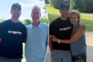 Aaron Rodgers spends a connecting week with distant family after years of conflict.
