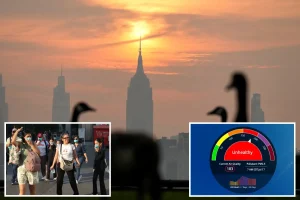 Air quality in NYC is 'unhealthy' due to Canadian wildfires, but there is hope for the World Cup final at MetLife.