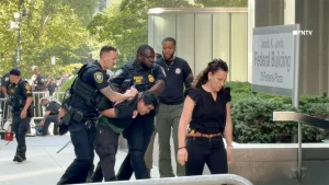 Andrew Arrabaca charged with using a device at 26 Federal Plaza