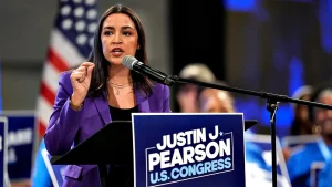 AOC criticized for feigning an accent at a Memphis rally, likened to Harris