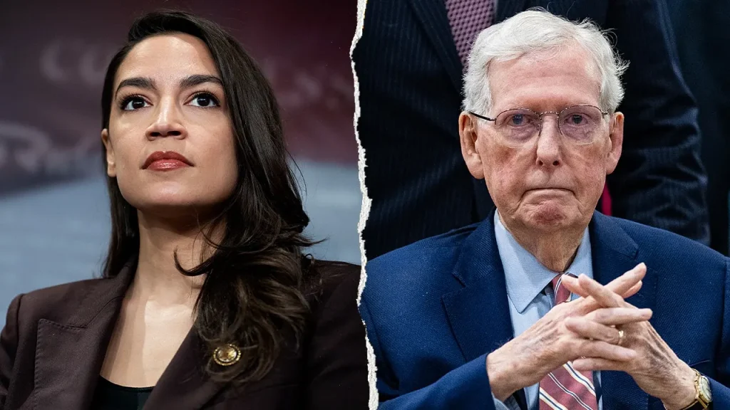 AOC criticizes McConnell's long absence as Republicans support him