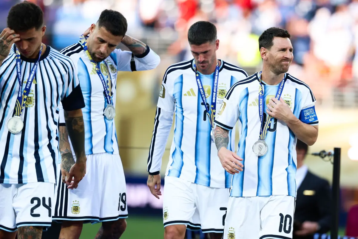Argentina players and Lionel Messi avoid post-match interviews following World Cup defeat