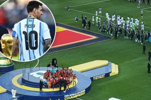 Argentina snubs Spain during World Cup celebration