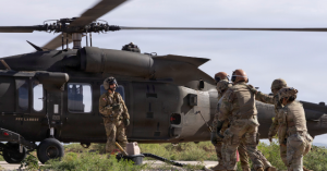 Army Blackhawk Helicopters Save Child Campers from Flooding in Missouri