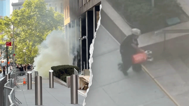 Army veteran Andrew Arrabaca faces charges for fire at a federal building in New York City.