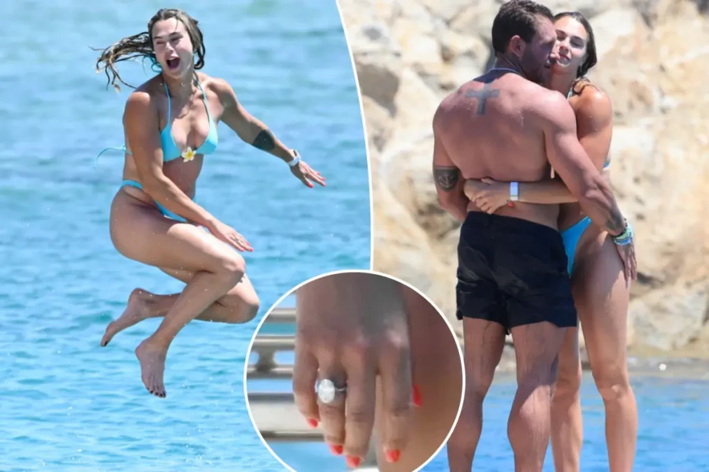 Aryna Sabalenka and her fiancé enjoy a getaway in Greece after Wimbledon disappointment.